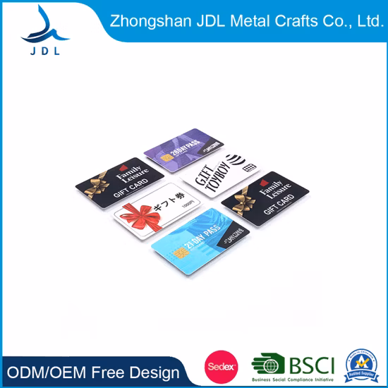 Good Quality Metal Stamping Laser Gold Business/VIP Customized VIP Membership, Hotel Key PVC Plastic Card