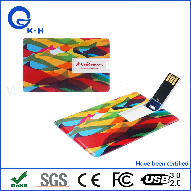 Classic Credit Card U Disk 16GB USB Flash Memory for Wedding Gift