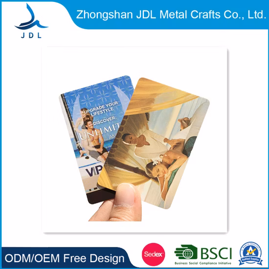 Good Quality Metal Stamping Laser Gold Business/VIP Customized VIP Membership, Hotel Key PVC Plastic Card