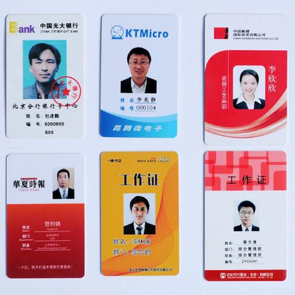 Customized Printable Plastic Working VIP ID Visiting Cards