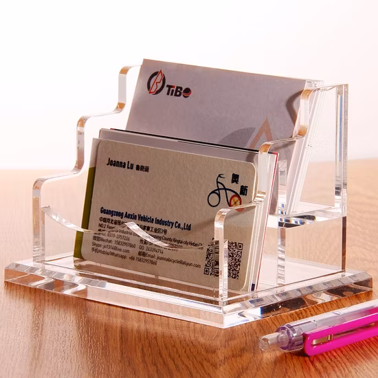 Titular de cartão de bilhete de identificação de crédito comercial de camadas duplas sólidas