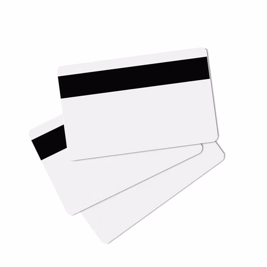 Cartão inteligente de tarja magnética em branco PVC imprimível Cartões de tamanho de cartão de crédito