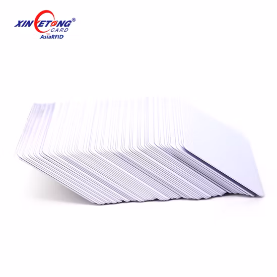 Cartões em branco imprimíveis a jato de tinta 125kHz ATA5577 RFID a jato de tinta